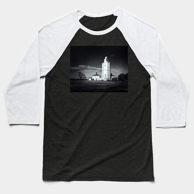 North Foreland Lighthouse Baseball T-Shirt by GeoffCarpenter